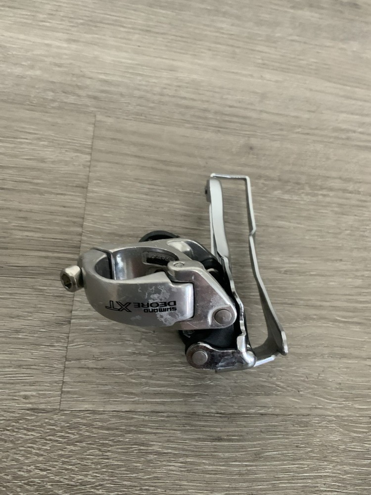 SHIMANO XT FRONT DERAILLEUR M739 TRIPLE CLAMP-ON 28.6 MM BOTTOM PULL