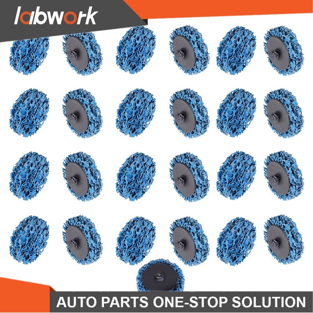 Labwork 50 PCS 2 Inch Blue Quick Change Easy Strip & Clean Disc For Paint Rust