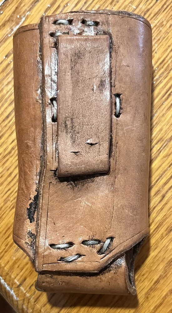 Leather Hand Tooled Belt Loop Holder, Ammo, Light, Pepper Spray Multi-use!