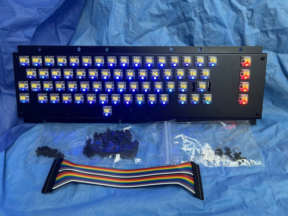 MechBoard64 LED Commodore Mechanical Keyboard - Assembled Version - Unique