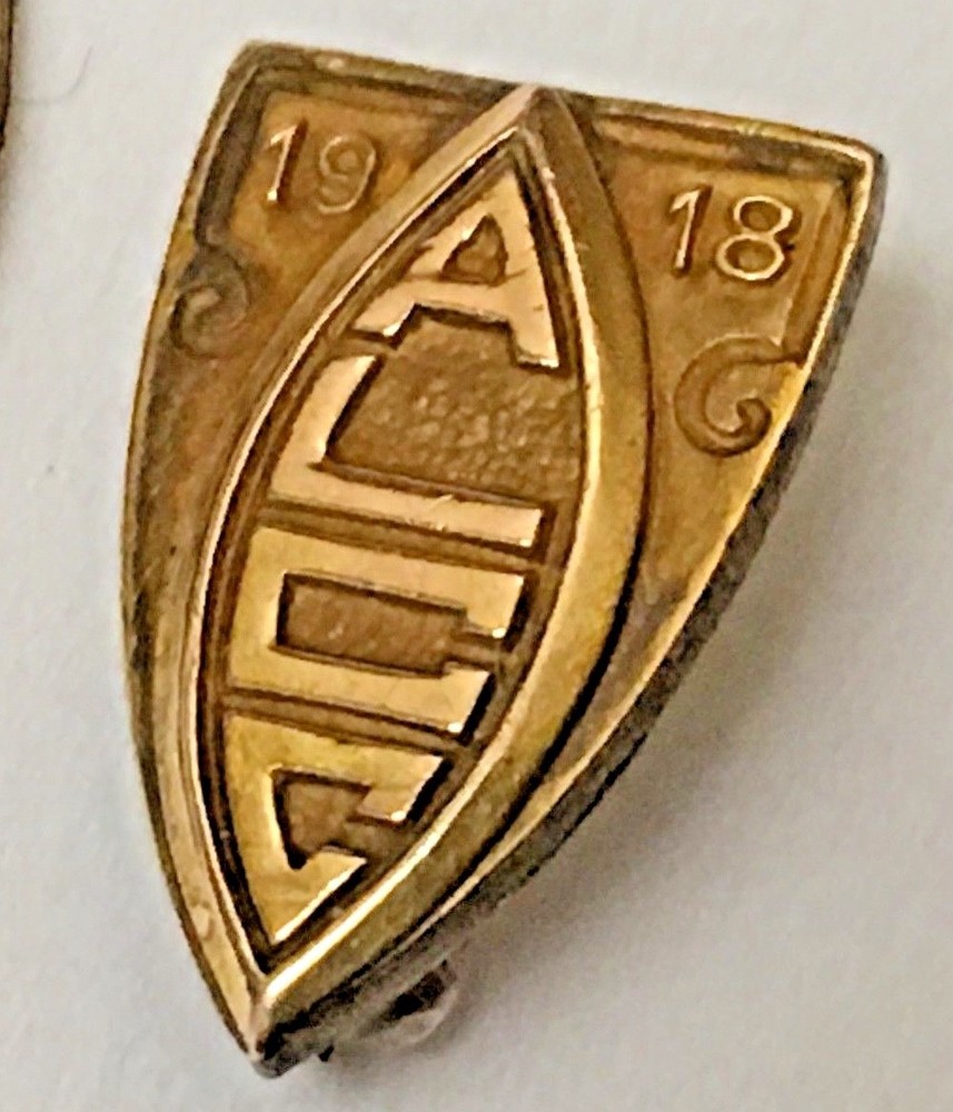 Vintage 1918 "A L C C" Pin