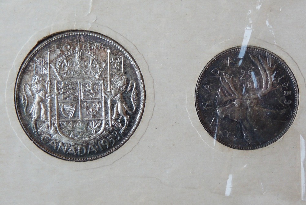 1953 original Canada RCM silver coin set