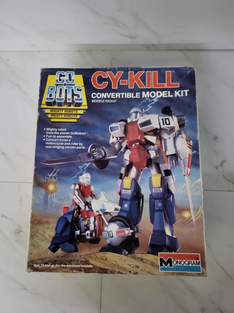 Cy-Kill 1/12 GO BOTS MONOGRAM Model Kit NEW MIB Unbuilt