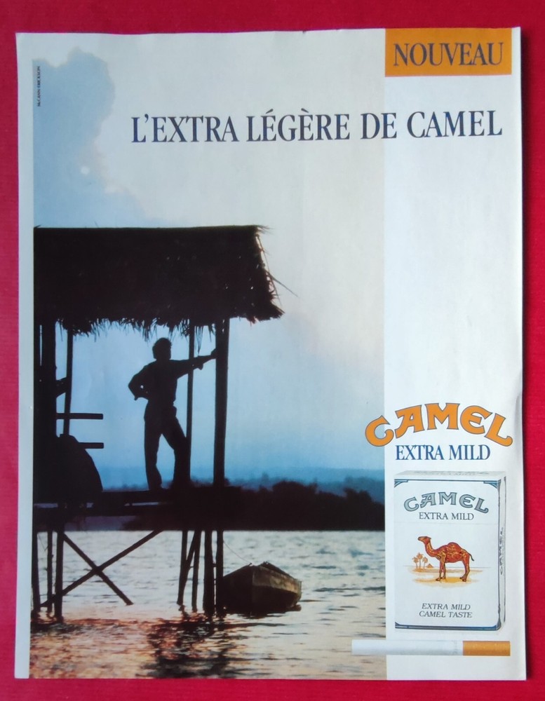 Press Ad: Cigarettes CAMEL l'Extra léger de Camel 1988