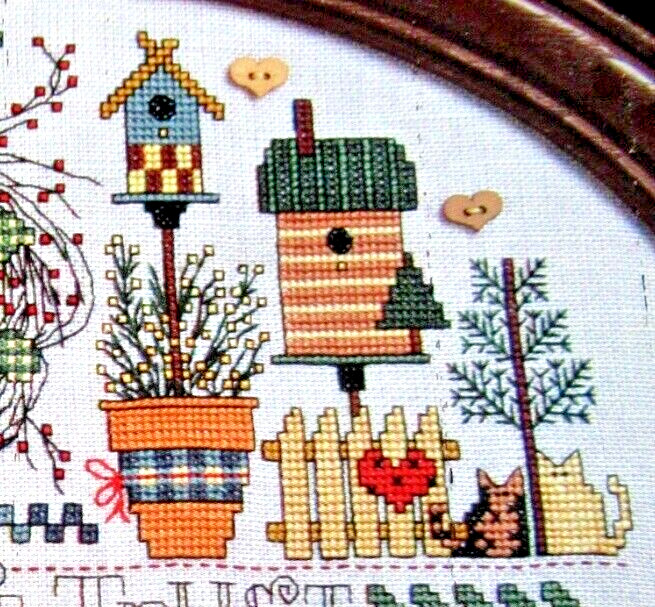 Milkpaint Cottage God We Trust Welcome Checkerboad CROSS STITCH PATTERNS
