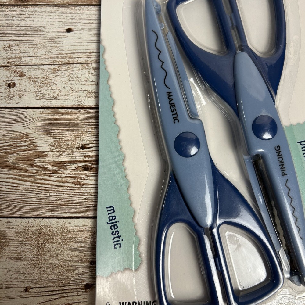 Hello Hobby Edging Scissors Majestic Pinking 2 Pack NIP
