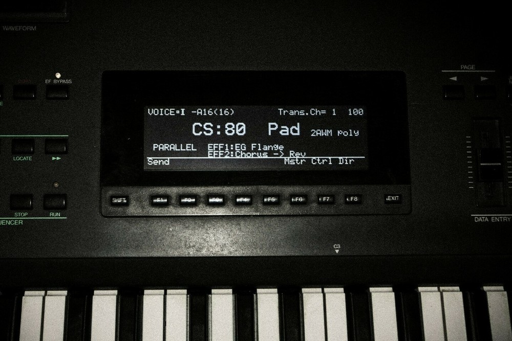 Yamaha SY-77 SY-99 Custom (Negative) LED Display !