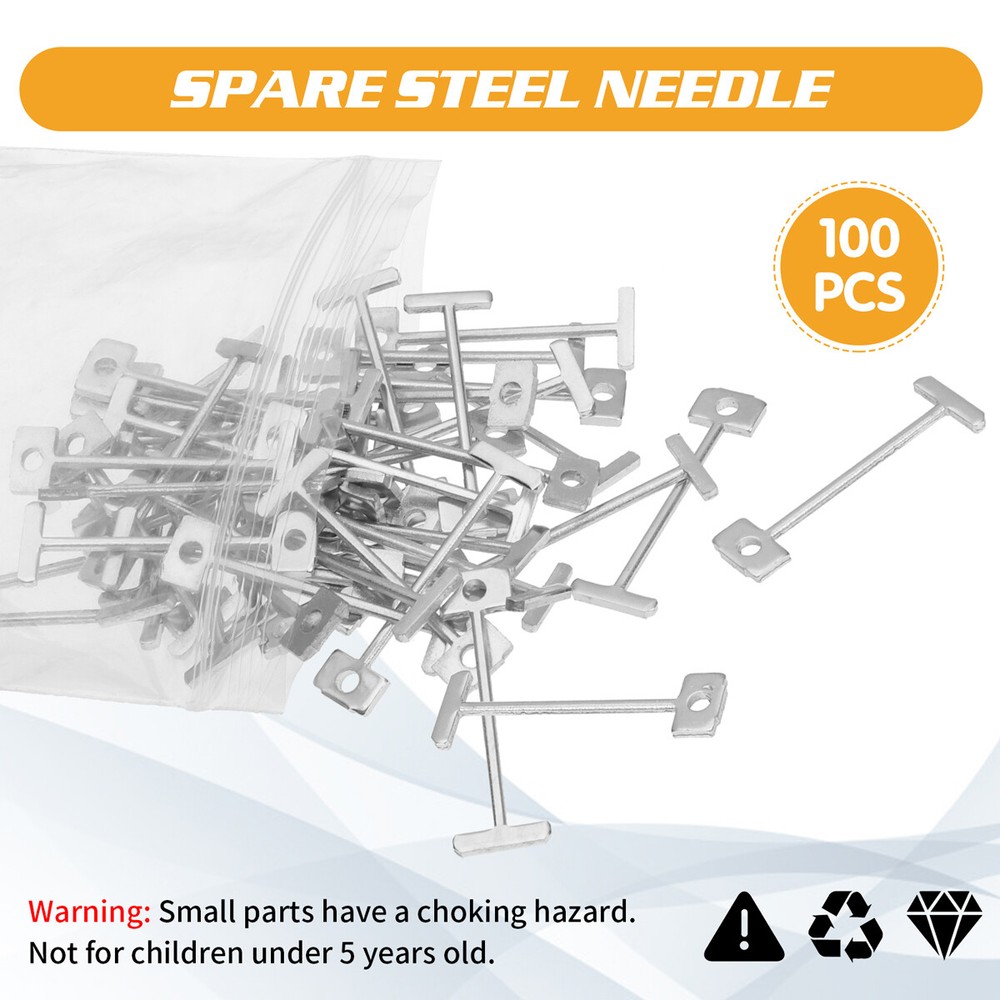 100 pcs Replacement Steel Needles Flooring Wall ReusableTile Leveling System