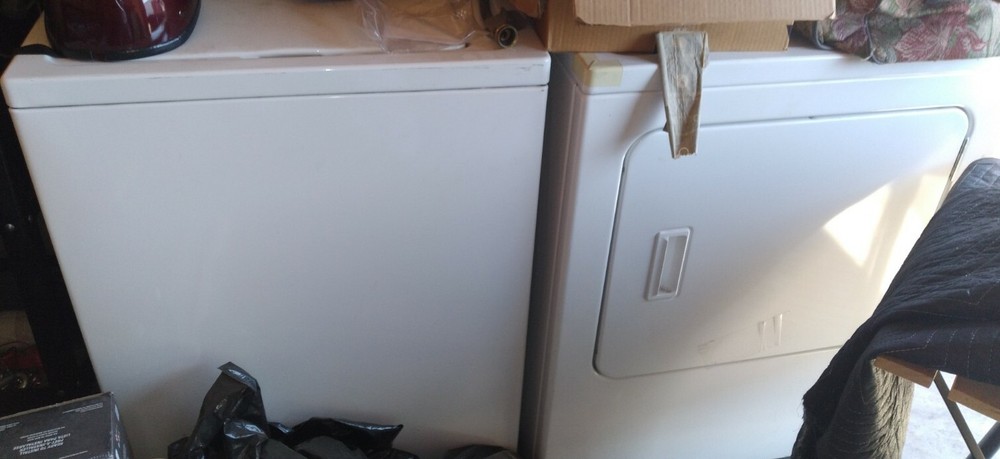 electric washer and dryer set used