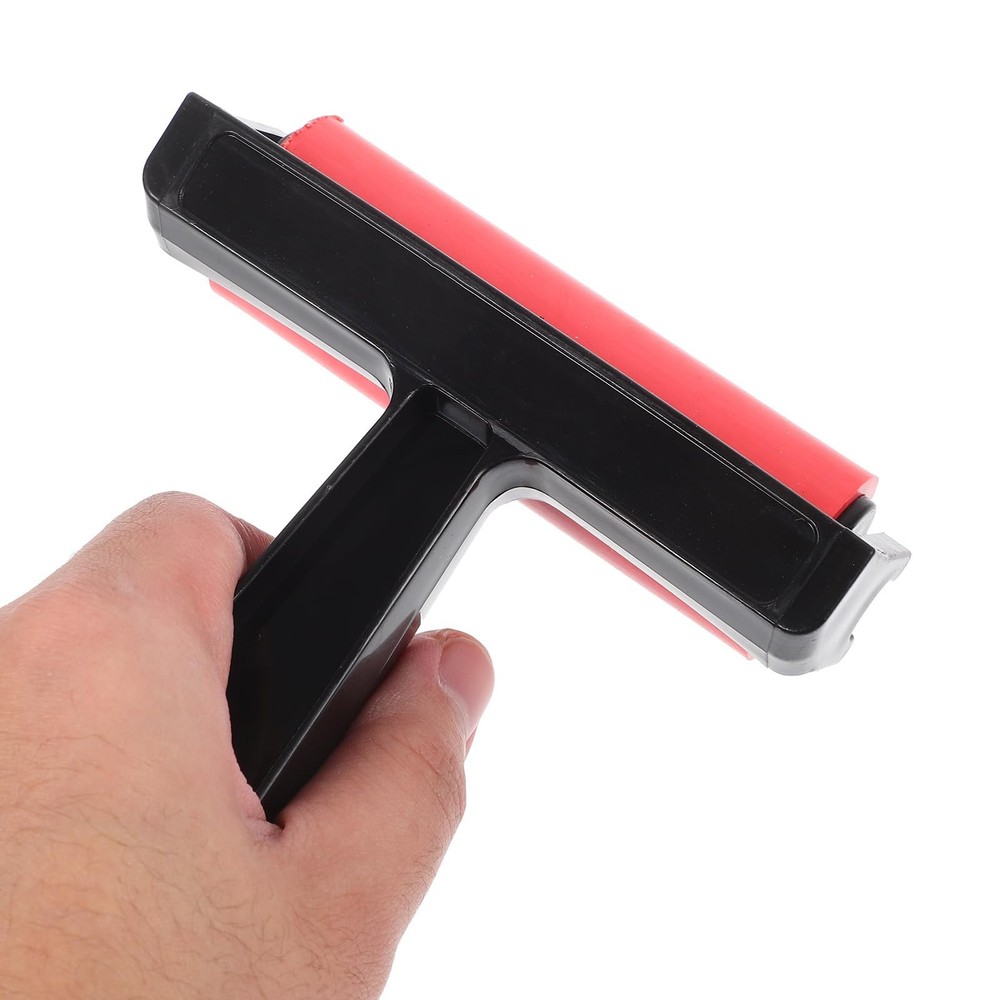 10 PCS Red Mini Printmaking Brayer Hard Rubber Applicator Craft Roller Tools