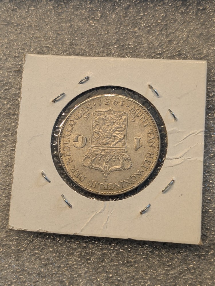 1931 Netherlands 1 Gulden .720 silver coin
