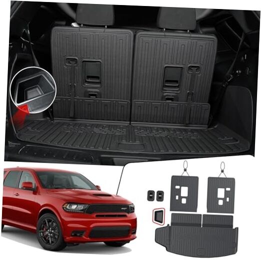 Cargo Mat Backrest Mats for 2016-2025 2026 Cargo Mat+3rd Row Backrest Mats