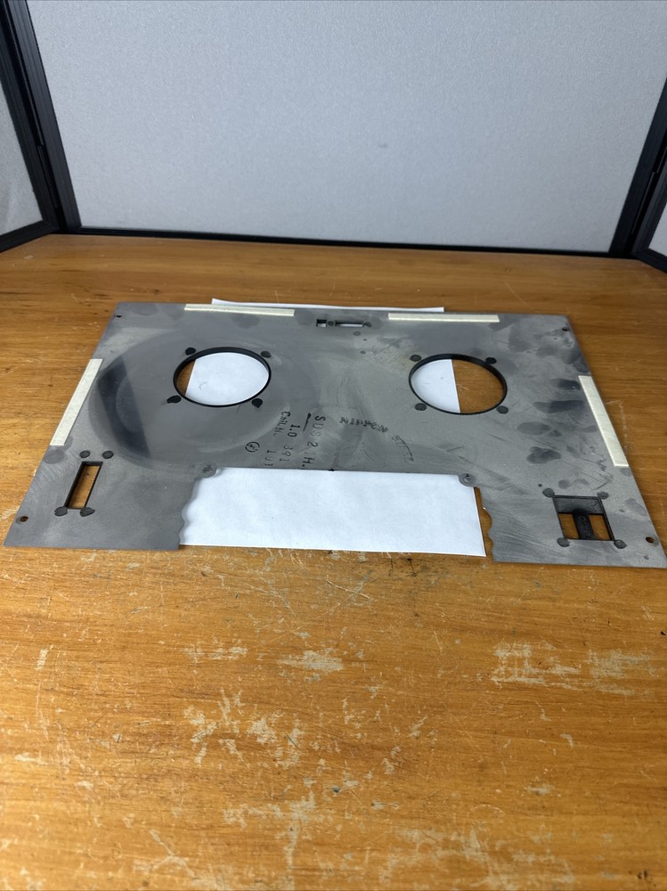 Vintage Teac A4070 G Replacement Part Upper Face Plate