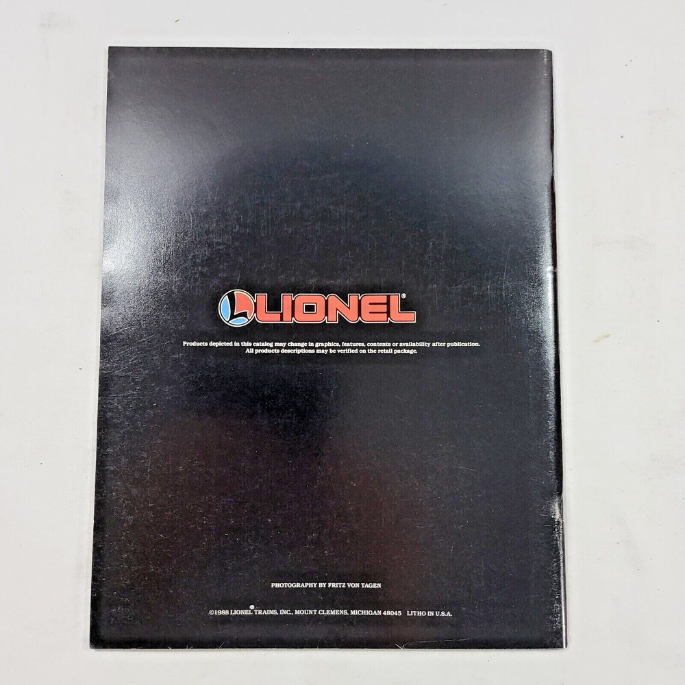 1988 Lionel Model Electric Train Catalog