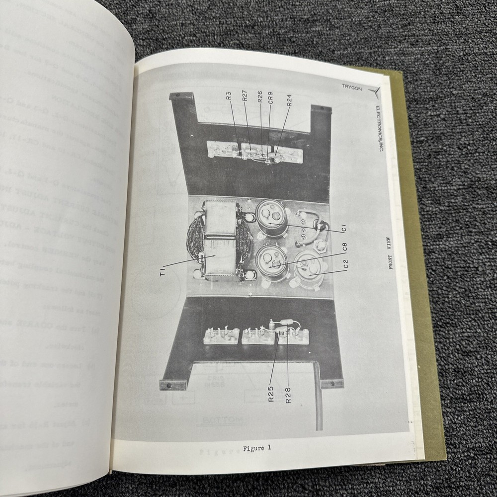 Trygon Model 750-1.5 Transistorized Power Instruction Manual