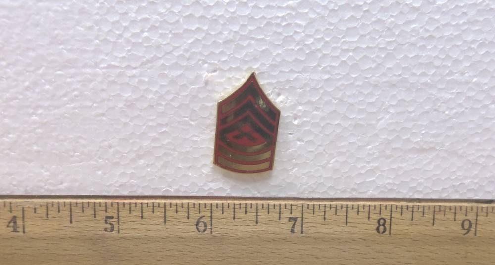 US Marine Corps -  MSgt Chevron Pin