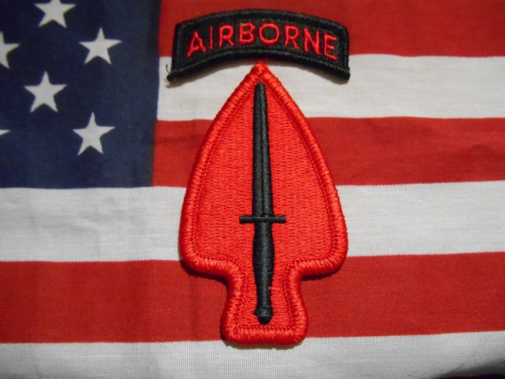 US SPECIAL OPERATIONS COMMAND AIRBORNE PATCH NEW