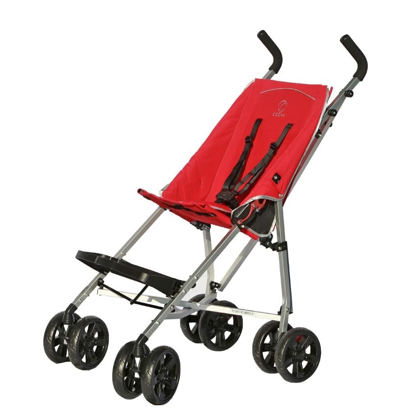 Coche XL Lightweight Special Needs Stroller, Red (New - Open Box)