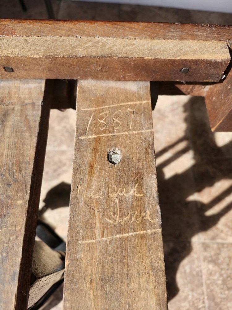 Victorian Marble-top Candle Table 1887