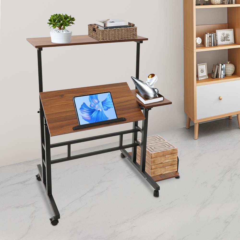 Multi Functional Foldable Desk, Modern Computer Desk, Adjustable Computer Table