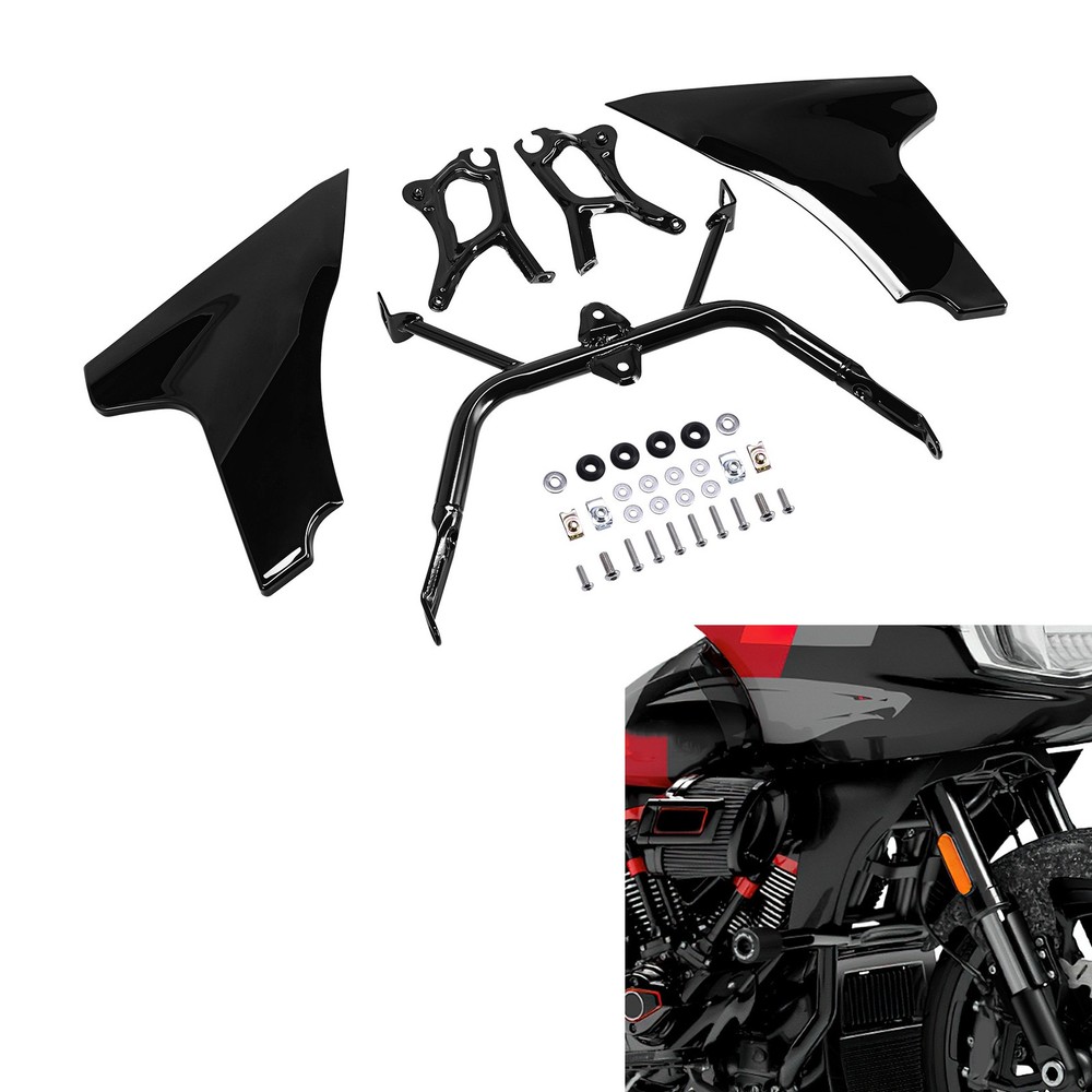 Side Panel Bracket Support Spoiler Fit For Harley Road Glide FLTRX 24-2026 2025