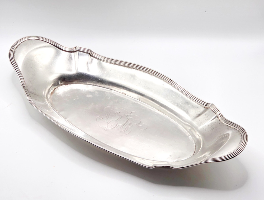 Sterling Silver Antique Oval Dish Gorham Manufacturing Co A6960