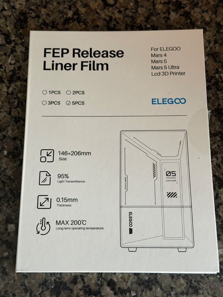 Elegoo Mars 5 3d Resin Printer