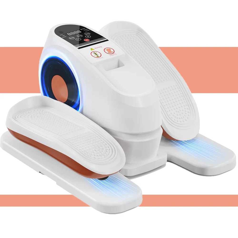 2025 Maxplus Under Desk Elliptical Machine, Electric Exerciser Standard, White