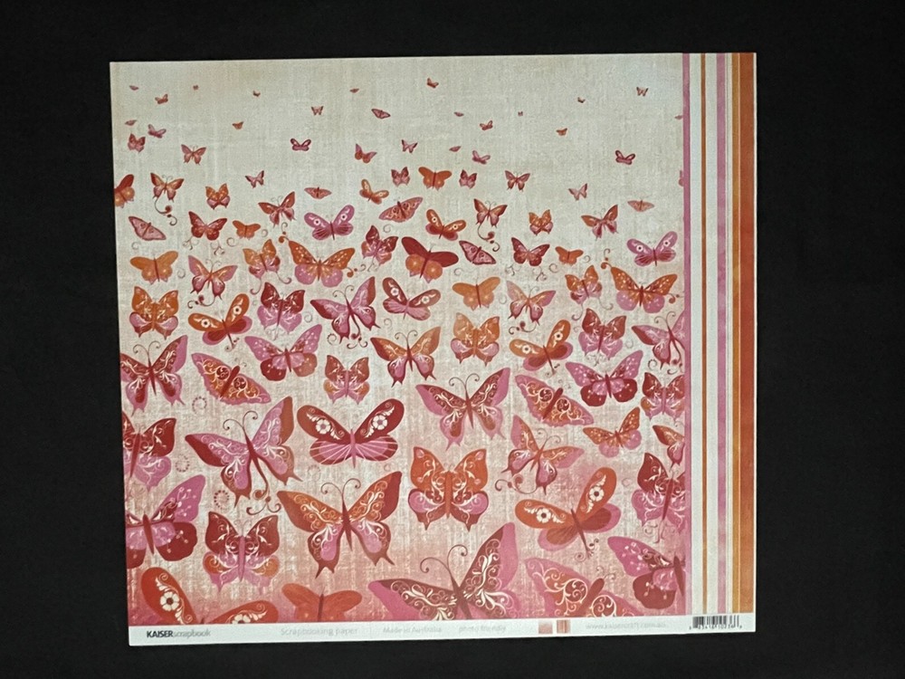 KAISERCRAFT "FLUTTERBY" 12x12 DS HEAVY PAPER