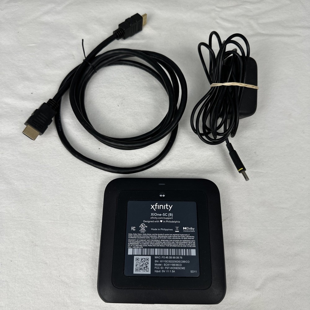 Xfinity XiOne-SC B Streaming Device With AC Adapter TV Box