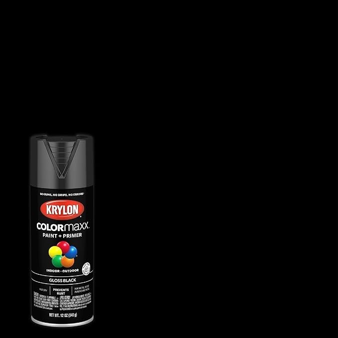 Gloss Black Spray Paint Primer - 12 oz