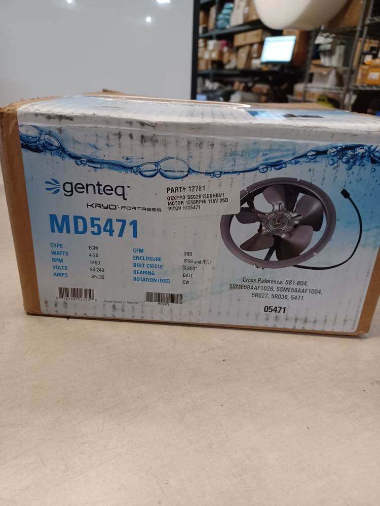 Genteq Md5471 Commercial Refrigeration Motor