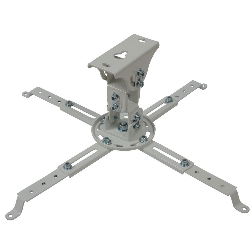 VideoSecu Projector Ceiling Mount Adjustable Steel 22lbs Capacity White Finish