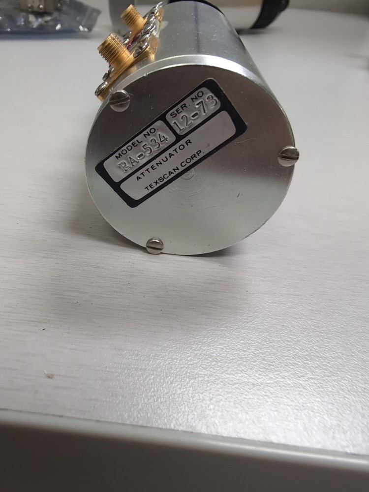 Texscan RA-534 Variable Attenuator DC-500MHz 10dB 50Ω Concentric