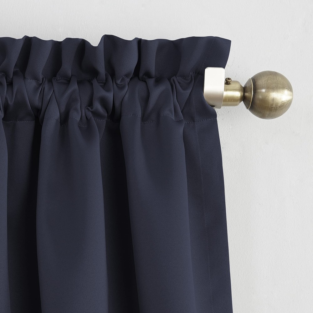 Sun Zero Barrow Energy Efficient Rod Pocket Curtain Single Panel