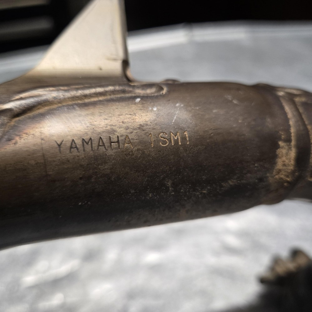 2014 Yamaha Yz250f Exhaust Pipe Chamber Header Pipe 2