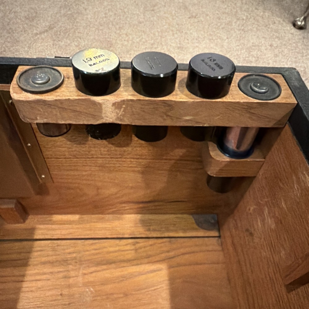 Bausch & Lomb Optical Co. Antique Microscope with Case and Accessories