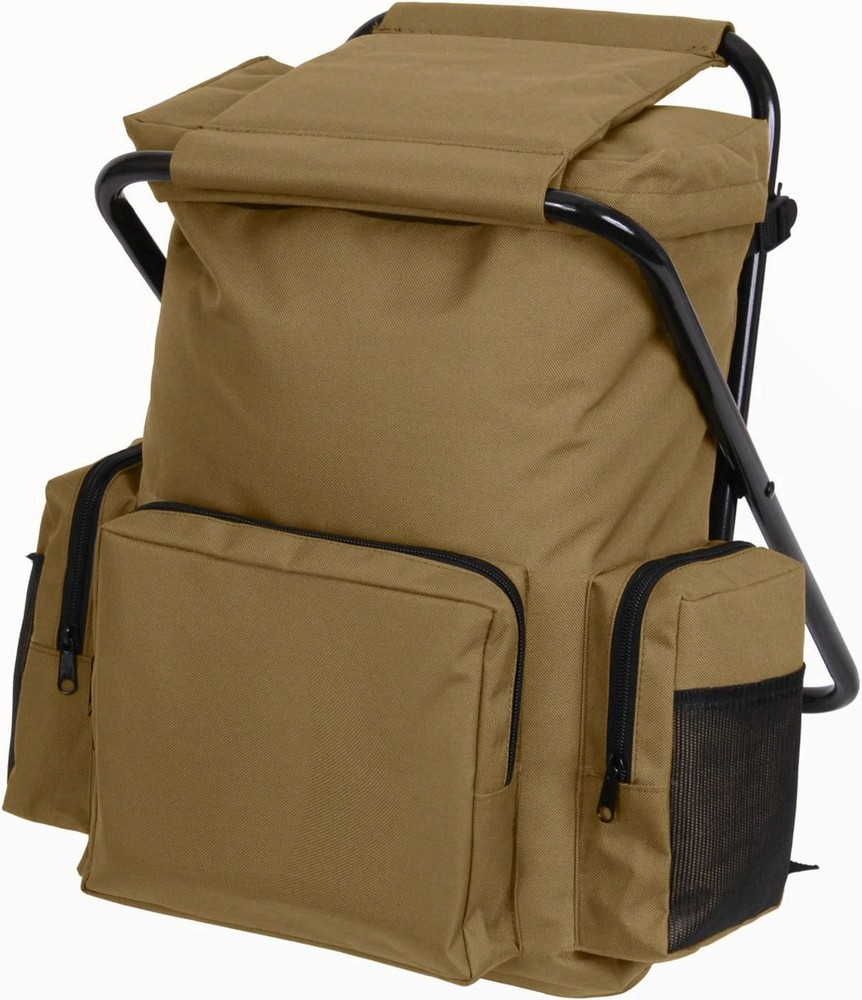 Rothco Backpack and Stool Combo Pack (Coyote Brown)