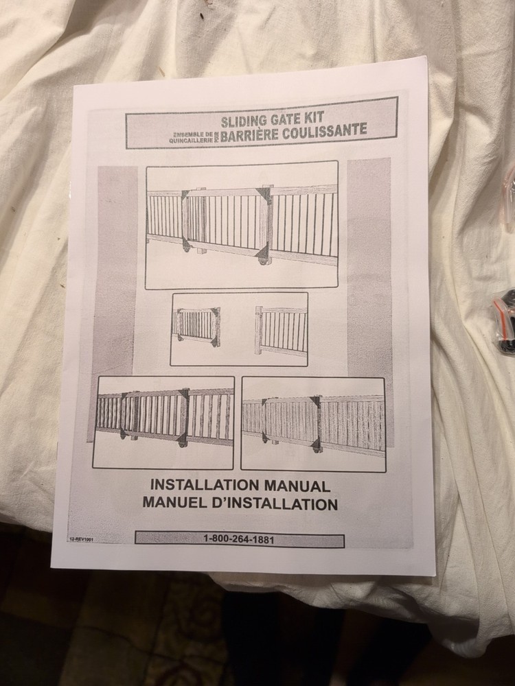 Sliding Gate Kit, Black