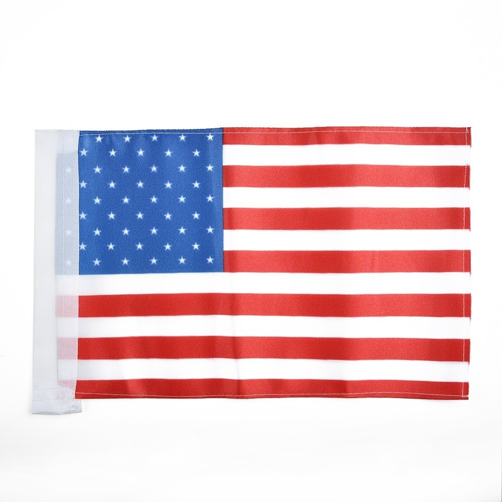 American Flag Print Flagpole Luggage Polyester Durable