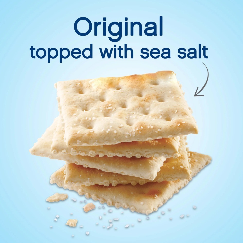 (3 pack) Original Saltine Crackers, Lunch Snacks, 16 oz