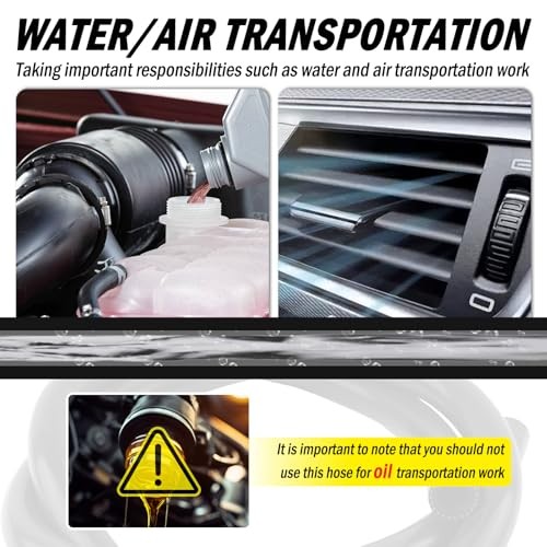 5Ft Silicone ID 1" Heater Hose for Car,Flexible Car Radiator Hose 1" 5FT