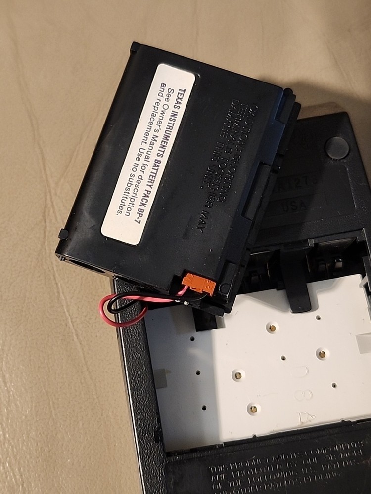 Texas Instruments TI Programmable 55 Calculator With Leather Case, Not Tested