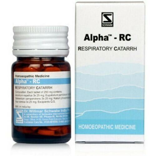 Willmar Schwabe India Alpha RC (Respiratory Catarrh) (20g) Tablets