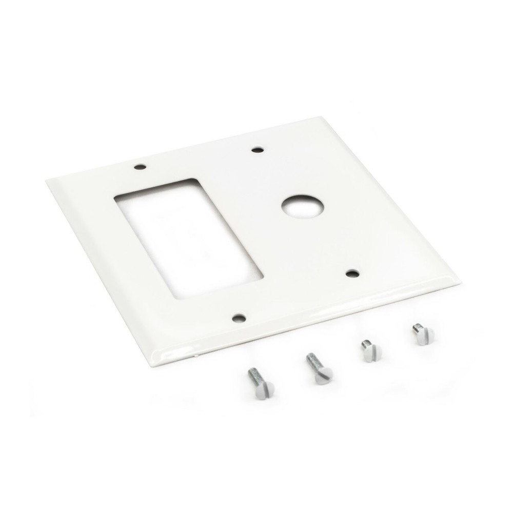 Wall Mounted Fireplace Blower Rheostat Variable Speed Controller w/ Cover Plate