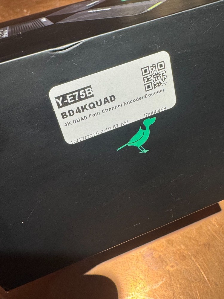 BirdDog 4K Quad NDI Encoder/Decoder