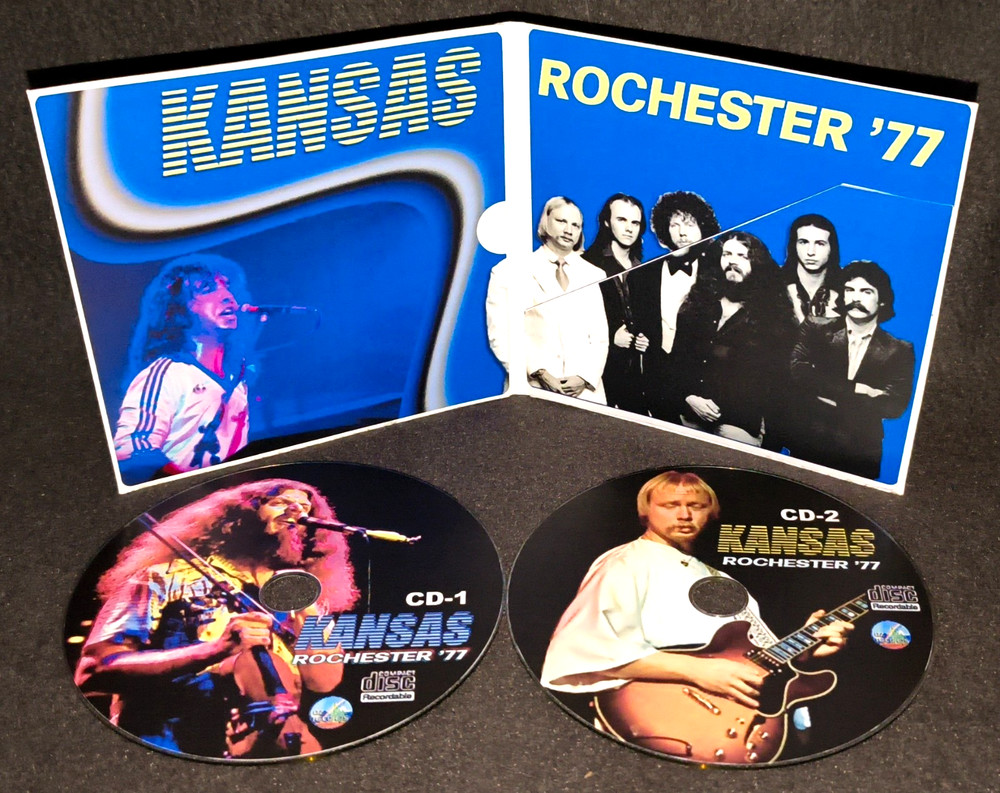 Kansas Rochester 1977 Gate Fold 2CD Package NEW