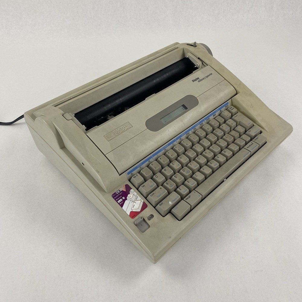 Smith Corona NA3HH Display Dictionary Typewriter Word Processor Tested No Ribbon