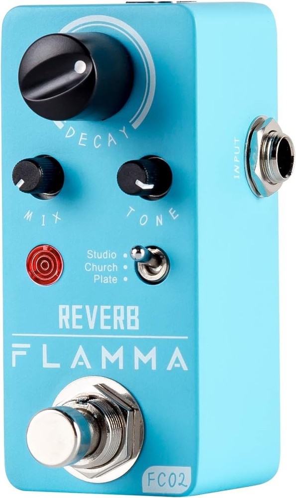 Mini Reverb Pedal Guitar Digital 3 Effects