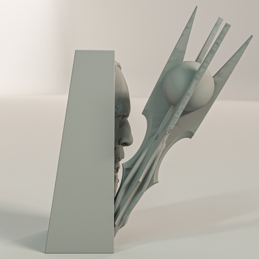 Saruman the White - Wizard Tower Book Nook & Wall Mount